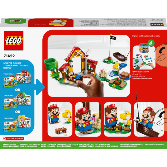 Papildu komplekts LEGO® 71422 Super Mario™ pikniks Mario mājā