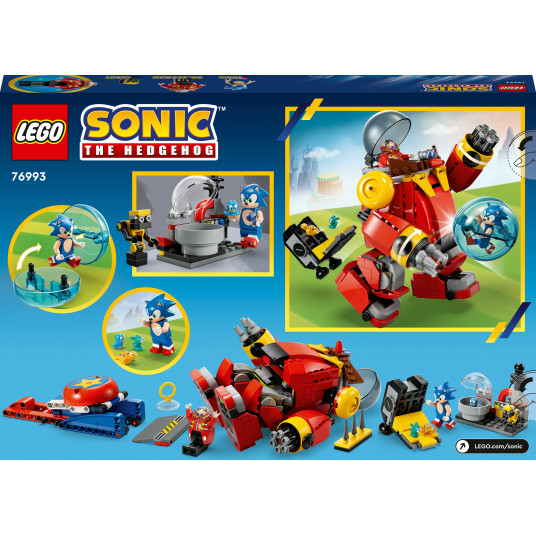 LEGO® 76993 Sonic the Hedgehog™ Sonic pret Dr. Olu cilvēks Nāves olu robots