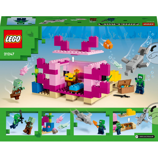 LEGO® 21247 Minecraft Aksolotla māja