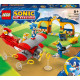 LEGO® 76991 Sonic the Hedgehog™ astes darbnīca un Tornado lidmašīna