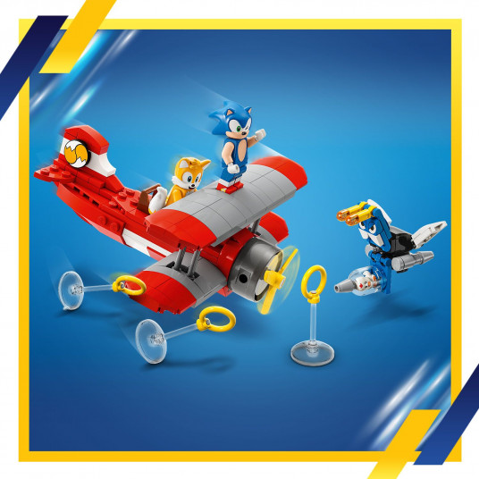 LEGO® 76991 Sonic the Hedgehog™ astes darbnīca un Tornado lidmašīna