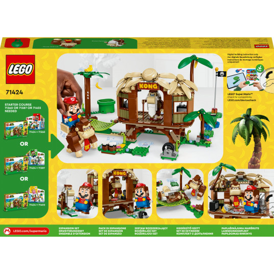 Papildu komplekts LEGO® 71424 Super Mario™ Kong Donkey's Treehouse
