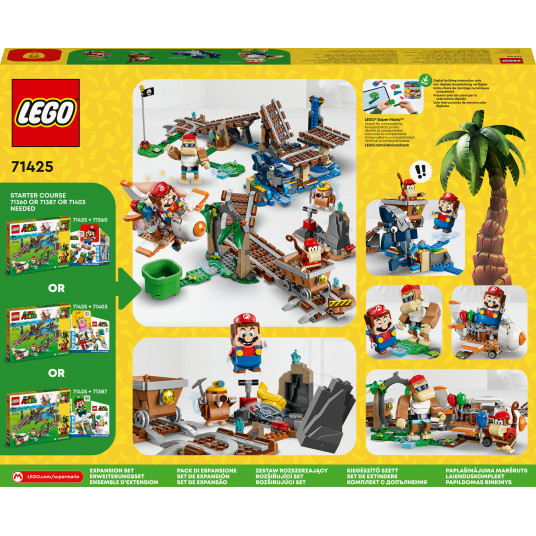 LEGO® 71425 Super Mario™ Kongo Big Ride Minecart paplašināšanas komplekts
