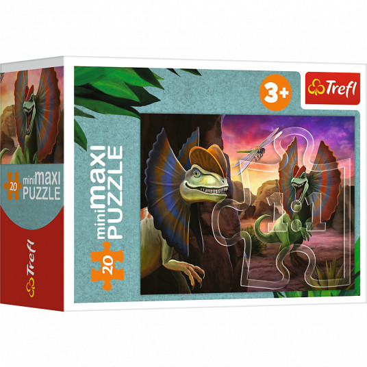 TREFL Mini Maxi puzle Dinozauri, 20 gab.