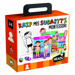HEADU "Montessori" Spēle "Kā mēs gatavojam", lietuviešu valodā.