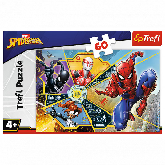 TREFL SPIDER-MAN Puzle Zirnekļcilvēks, 60 gab.