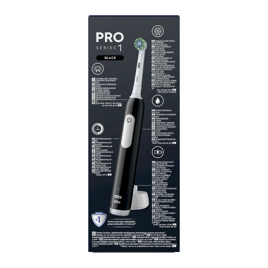 305.513.3 Pro Series 1 melns. Cross Action zobu birste  Oral B