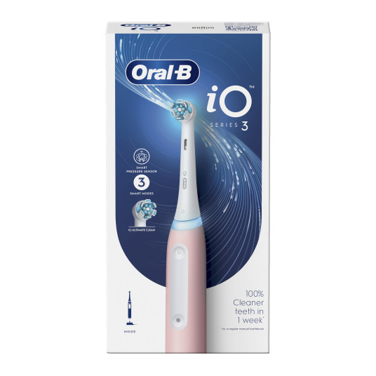 Elektriskā zobu birste Braun iOG3.1A6.0 Oral-B iO3, rozā