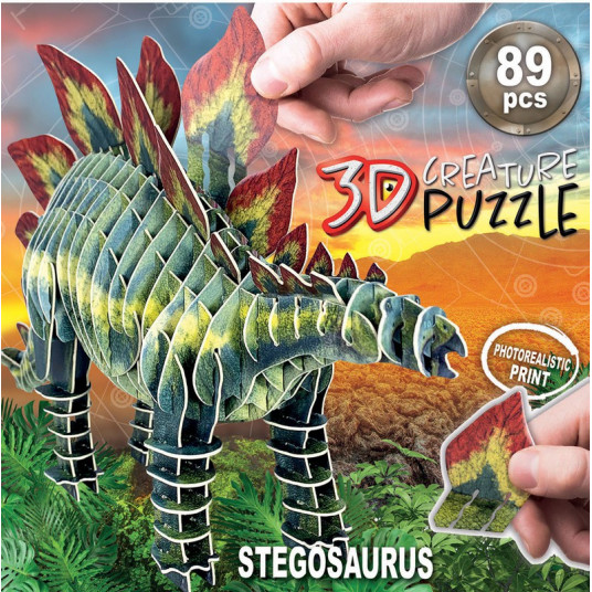 Puzle 3D STEGOSAURUS 6-99 gadi