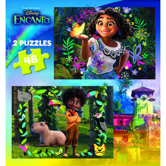 2 puzles 2x48 DISNEY ENCANTO 4-6 gadi