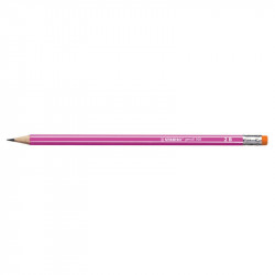 Zīmulis 160 2B ar dzēšgumiju rozā