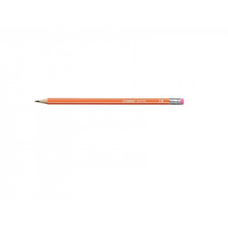 Zīmulis 160 2B ar oranžu dzēšgumiju