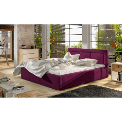 Gulta Belluno Mat Velvet 68, 160x200, violeta krāsa