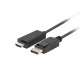 Kabelis Lanberg DisplayPort to HDMI Cable CA-DPHD-11CC-0030-BK 3 m