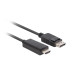 Kabelis Lanberg DisplayPort to HDMI Cable CA-DPHD-11CC-0030-BK 3 m