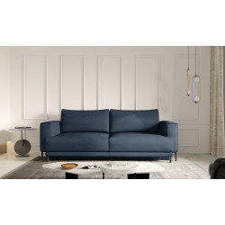 Dīvāns-gulta Dalia ar gultas kasti, zils, Lux 40