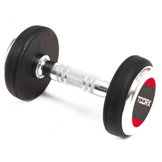 Professional rubber dumbbell TOORX 14kg