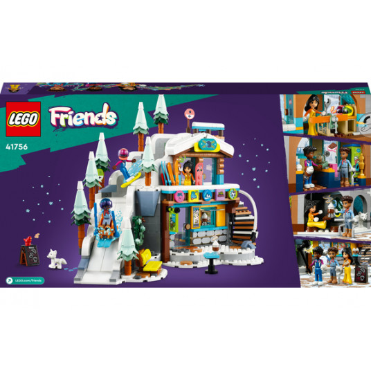 LEGO® 41756 Friends atvaļinājuma slēpošanas trase un kafejnīca