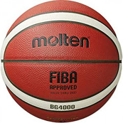 Basketbola bumba competition MOLTEN B7G4000-X FIBA, synth. leather size 7