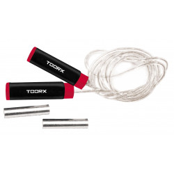 Toorx Professional AHF058 steel weighted speed rope with soft touch handles