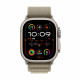 Viedpulkstenis Apple Watch Ultra 2 GPS + Cellular, 49mm Titanium Case with Olive Alpine Loop - Large MRF03UL/A