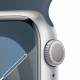 Viedpulkstenis Apple Watch Series 9 GPS 41mm Silver Aluminium Case with Storm Blue Sport Band - S/M MR903ET/A