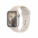 Viedpulkstenis Apple Watch Series 9 GPS 41mm Starlight Aluminium Case with Starlight Sport Band - M/L MR8U3ET/A