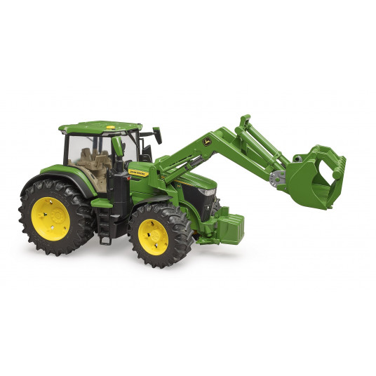 BRUDER John Deere 7R 350  Traktors  ar frontālo iekrāvēju, 03151