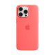 Telefona vāciņš Apple iPhone 15 Pro Max Silicone Case with MagSafe Guava