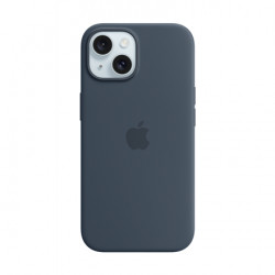 Vāciņš Apple Iphone 15 Silicone Case with MagSafe - Storm Blue