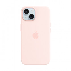 Vāciņš Apple Iphone 15 Silicone Case with MagSafe - Light Pink