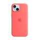 Telefona vāciņš Apple iPhone 15 Silicone Case with MagSafe Guava