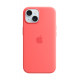 Vāciņš Apple Iphone 15 Silicone Case with MagSafe - Guava