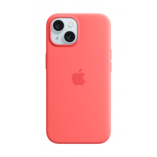 Telefona vāciņš Apple iPhone 15 Silicone Case with MagSafe Guava