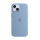 Telefona vāciņš Apple iPhone 15 Silicone Case with MagSafe Winter Blue