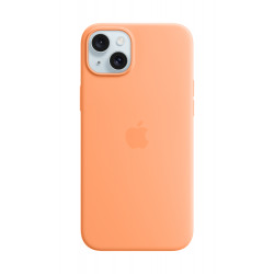 Telefona vāciņš Apple iPhone 15 Plus Silicone Case with MagSafe Orange Sorbet