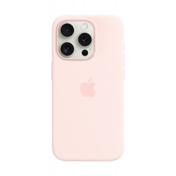Vāciņš Apple Iphone 15 Pro Silicone Case with MagSafe - Light Pink
