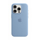 Vāciņš Apple Iphone 15 Pro Silicone Case with MagSafe - Winter Blue