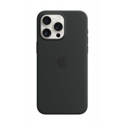 Telefona vāciņš Apple iPhone 15 Pro Max Silicone Case with MagSafe Black