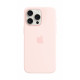 Telefona vāciņš Apple iPhone 15 Pro Max Silicone Case with MagSafe Light Pink