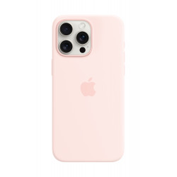 Vāciņš Apple Iphone 15 Pro Max Silicone Case with MagSafe - Light Pink