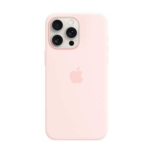 Telefona vāciņš Apple iPhone 15 Pro Max Silicone Case with MagSafe Light Pink