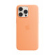 Telefona vāciņš Apple iPhone 15 Pro Max Silicone Case with MagSafe Orange Sorbet