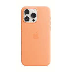 Telefona vāciņš Apple iPhone 15 Pro Max Silicone Case with MagSafe Orange Sorbet