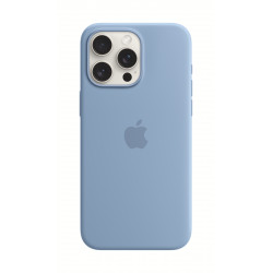 Vāciņš Apple Iphone 15 Pro Max Silicone Case with MagSafe - Winter Blue
