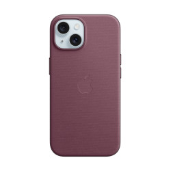 Telefona vāciņš Apple iPhone 15 FineWoven Case with MagSafe Mulberry