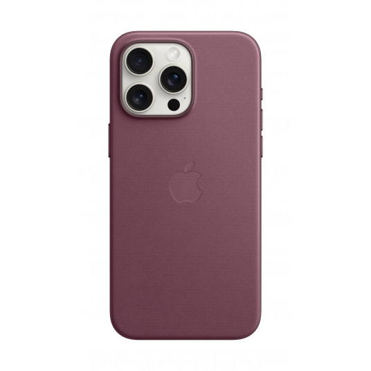 Telefona vāciņš Apple iPhone 15 Pro FineWoven Case with MagSafe Mulberry