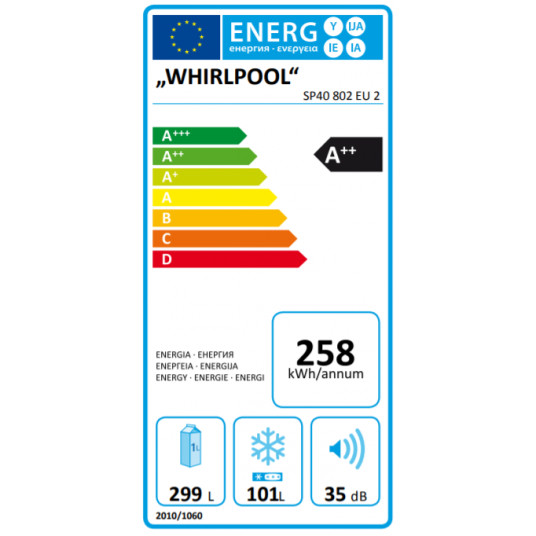 Ledusskapis Whirlpool SP40 802 EU 2