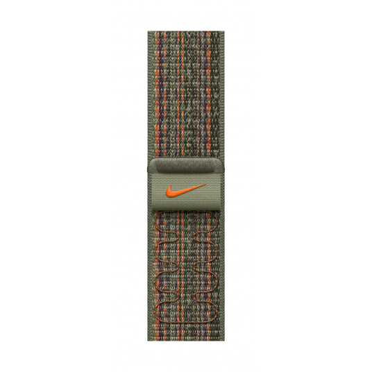 Siksniņa Apple Watch 41mm Sequoia/Orange Nike Sport Loop