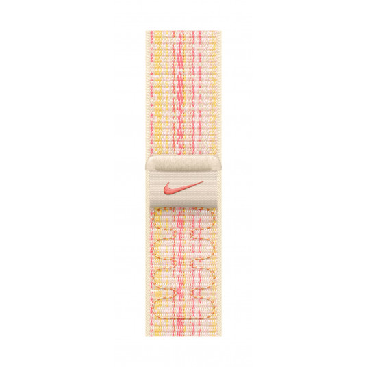 Siksniņa Apple Watch 41mm Starlight/Pink Nike Sport Loop
